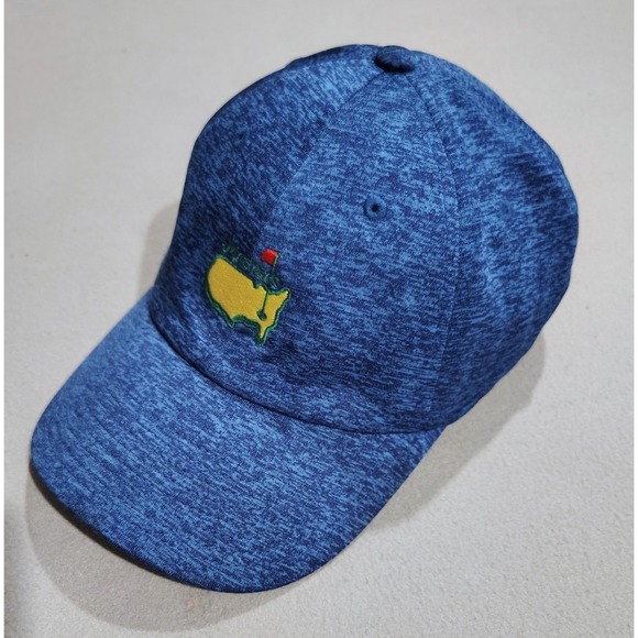 Masters Golf Cap Hat Performance Blue Stretch American Needle Adjustable - Picture 4 of 10